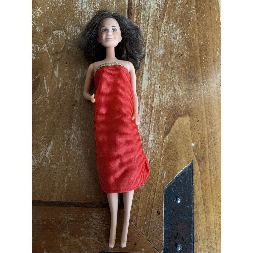 VTG 1966 Mattel Marie Osmond Doll 11.5" Brown Eyes Korea Barbie Style